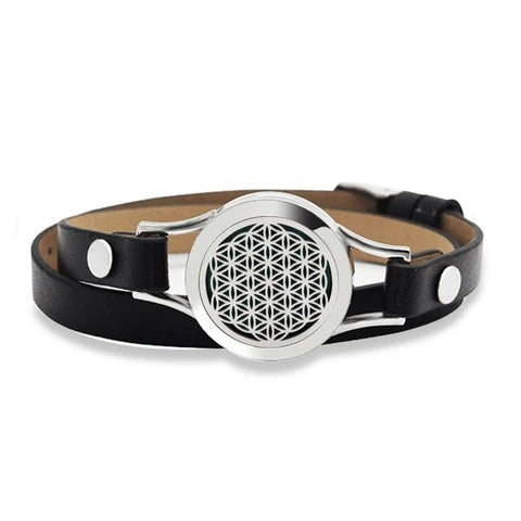 Silver multilayer wrap bracelet